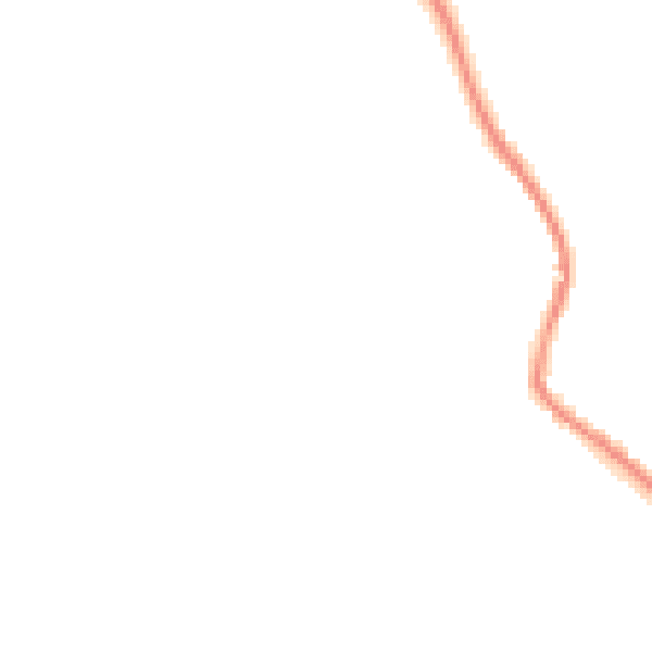 Night-time road noise heatmap for TR3 7RJ