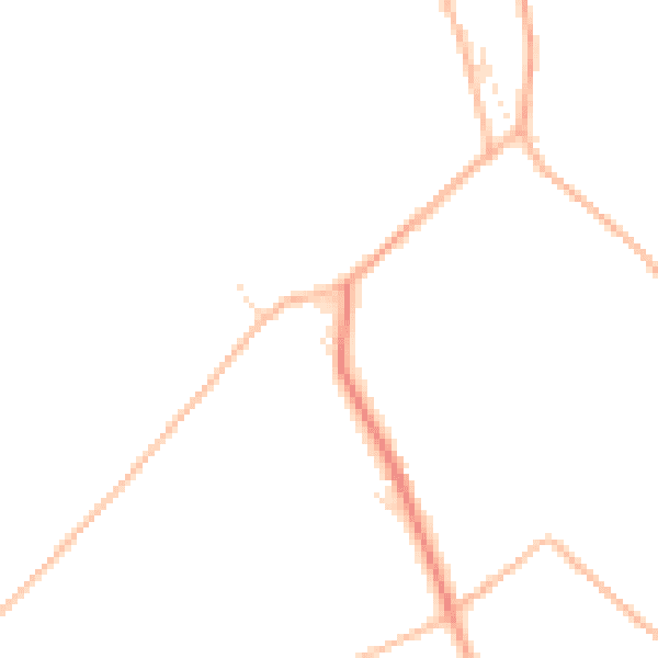 Daytime road noise heatmap for TR4 8AU