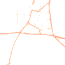 Daytime road noise heatmap for TR4 8DE