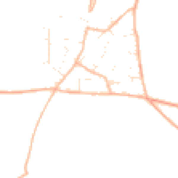 Daytime road noise heatmap for TR4 8DE
