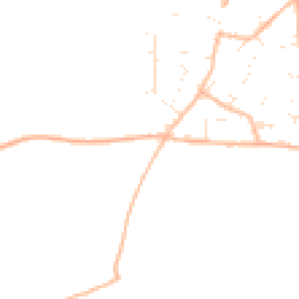 Daytime road noise heatmap for TR4 8DG