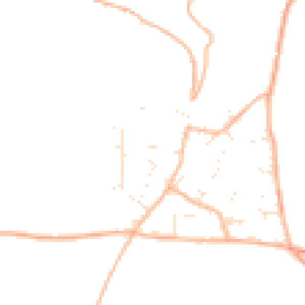 Daytime road noise heatmap for TR4 8DN