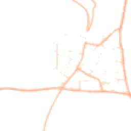 Daytime road noise heatmap for TR4 8DS