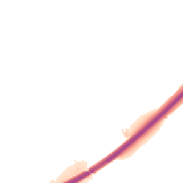 Night-time road noise heatmap for TR4 8EG