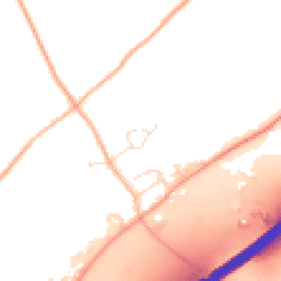 Daytime road noise heatmap for TR4 8EL
