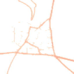 Daytime road noise heatmap for TR4 8GN
