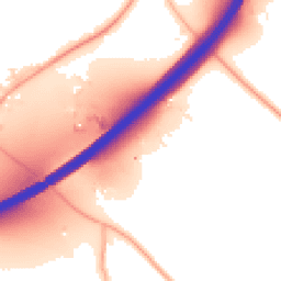 Daytime road noise heatmap for TR4 8HB