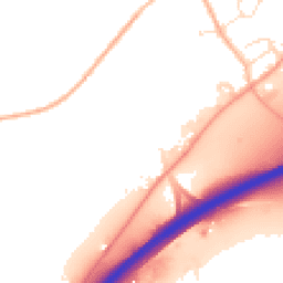 Daytime road noise heatmap for TR4 8HH