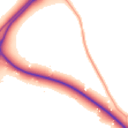Daytime road noise heatmap for TR4 8HZ