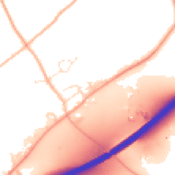 Daytime road noise heatmap for TR4 8JL