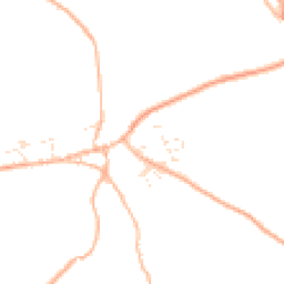 Daytime road noise heatmap for TR4 8JW