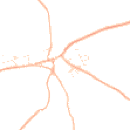 Daytime road noise heatmap for TR4 8LJ