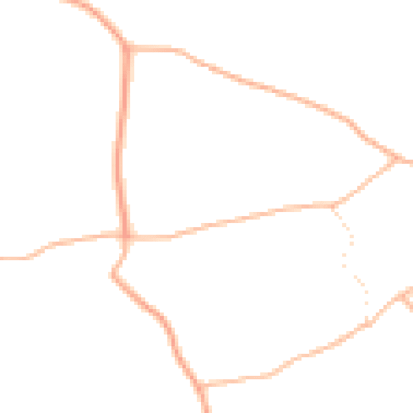 Daytime road noise heatmap for TR4 8SE