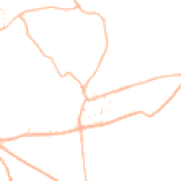 Daytime road noise heatmap for TR4 8SG
