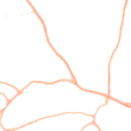 Daytime road noise heatmap for TR4 8SS