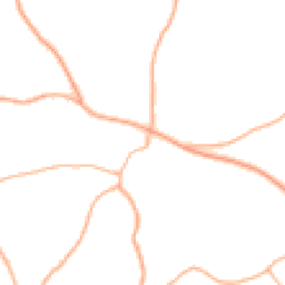 Daytime road noise heatmap for TR4 8SU