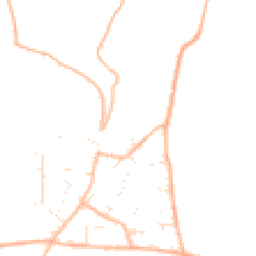 Daytime road noise heatmap for TR4 8TL