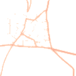Daytime road noise heatmap for TR4 8TS