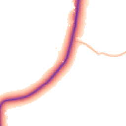 Daytime road noise heatmap for TR4 9AF