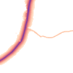 Daytime road noise heatmap for TR4 9AG