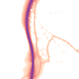 Daytime road noise heatmap for TR4 9AH