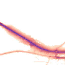 Daytime road noise heatmap for TR4 9AN
