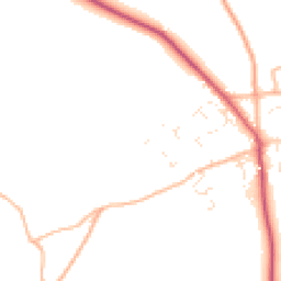Daytime road noise heatmap for TR4 9AR