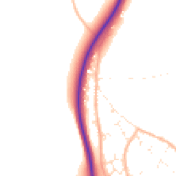 Daytime road noise heatmap for TR4 9AS