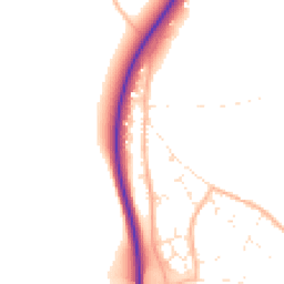 Daytime road noise heatmap for TR4 9AZ