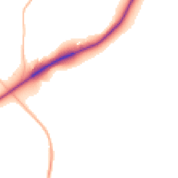 Daytime road noise heatmap for TR4 9DH
