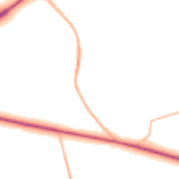 Daytime road noise heatmap for TR4 9DJ