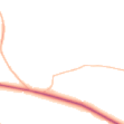 Daytime road noise heatmap for TR4 9DN