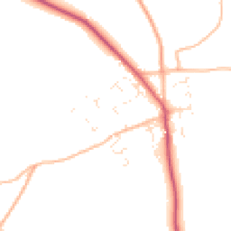 Daytime road noise heatmap for TR4 9DS
