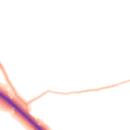 Daytime road noise heatmap for TR4 9EX