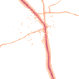 Daytime road noise heatmap for TR4 9FQ