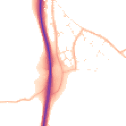 Daytime road noise heatmap for TR4 9FX