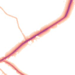 Daytime road noise heatmap for TR4 9FY