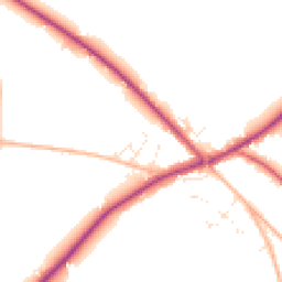 Daytime road noise heatmap for TR4 9FZ