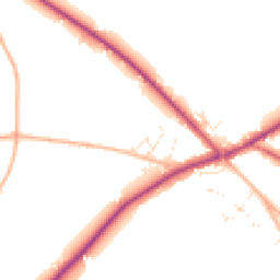 Daytime road noise heatmap for TR4 9GA