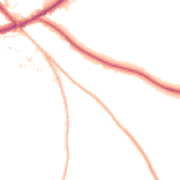 Daytime road noise heatmap for TR4 9GG