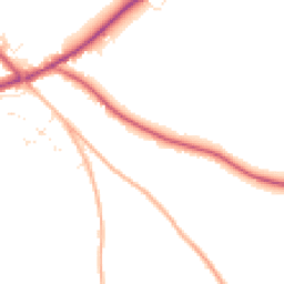 Daytime road noise heatmap for TR4 9GH