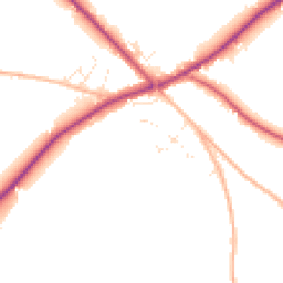 Daytime road noise heatmap for TR4 9GN