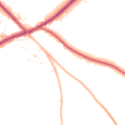 Daytime road noise heatmap for TR4 9GQ