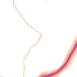 Daytime road noise heatmap for TR4 9HE