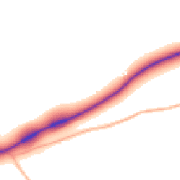 Daytime road noise heatmap for TR4 9JD
