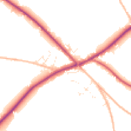 Daytime road noise heatmap for TR4 9JL