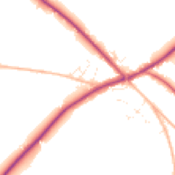 Daytime road noise heatmap for TR4 9JP