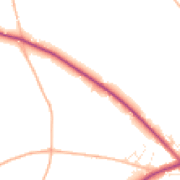 Daytime road noise heatmap for TR4 9JX