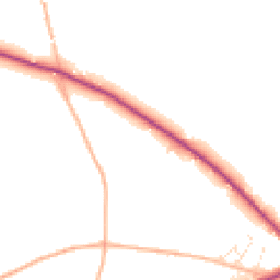 Daytime road noise heatmap for TR4 9JY