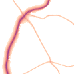 Daytime road noise heatmap for TR4 9LP